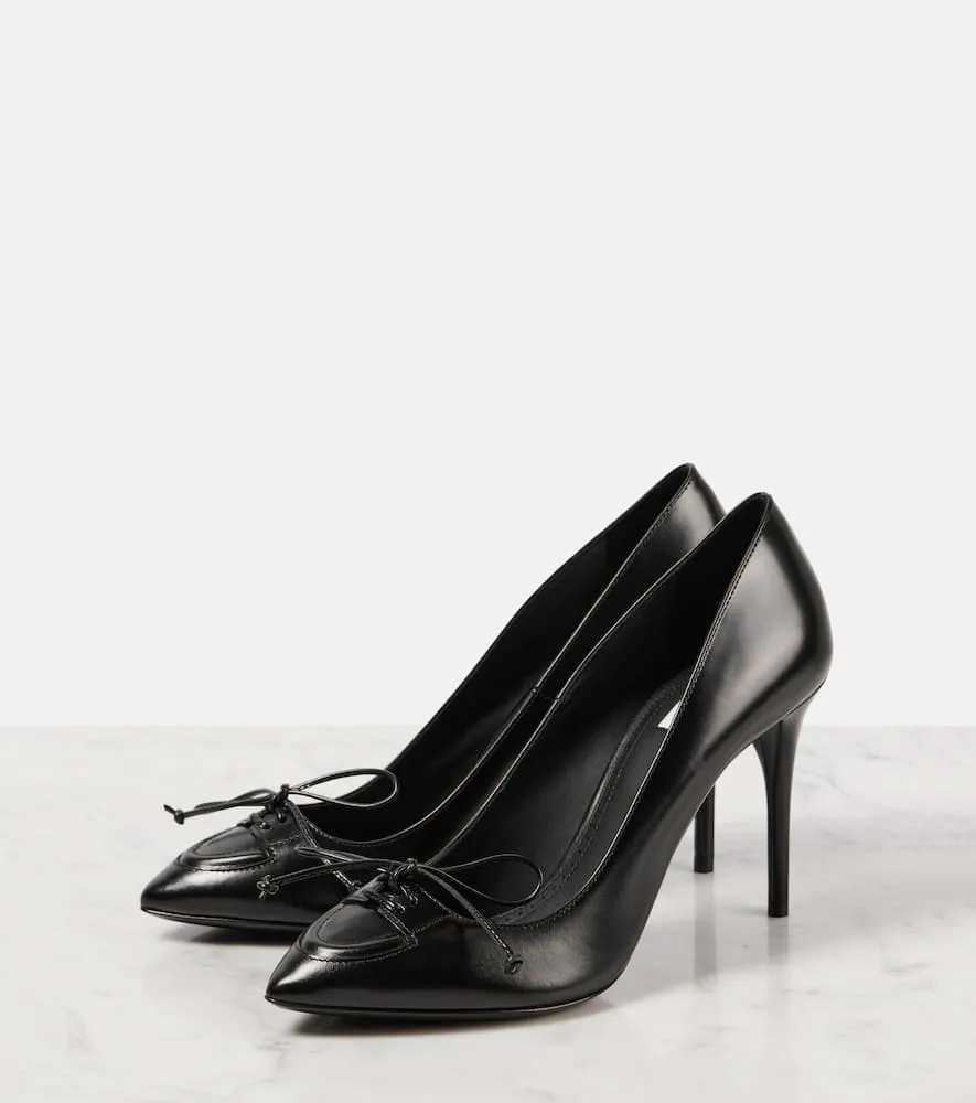 Alaia 90 leather pumps