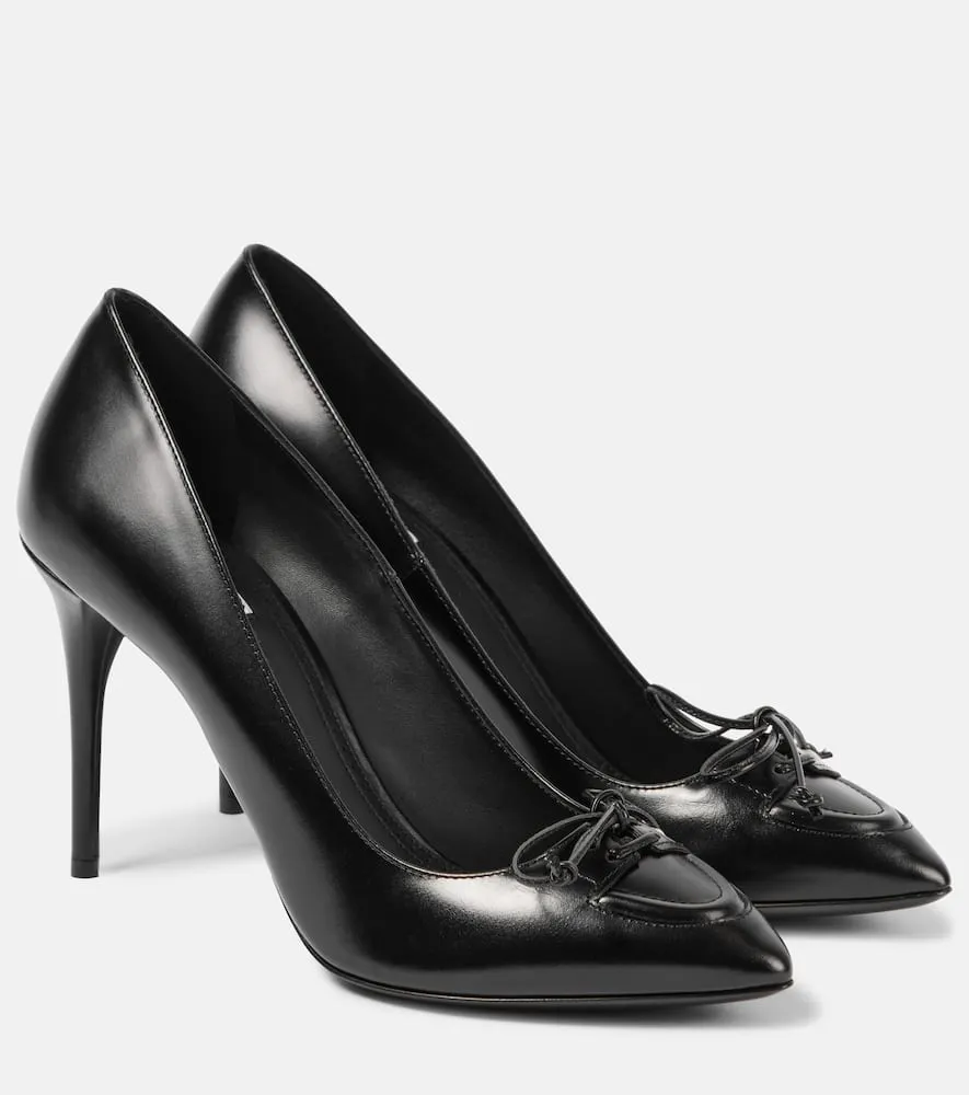 Alaia 90 leather pumps