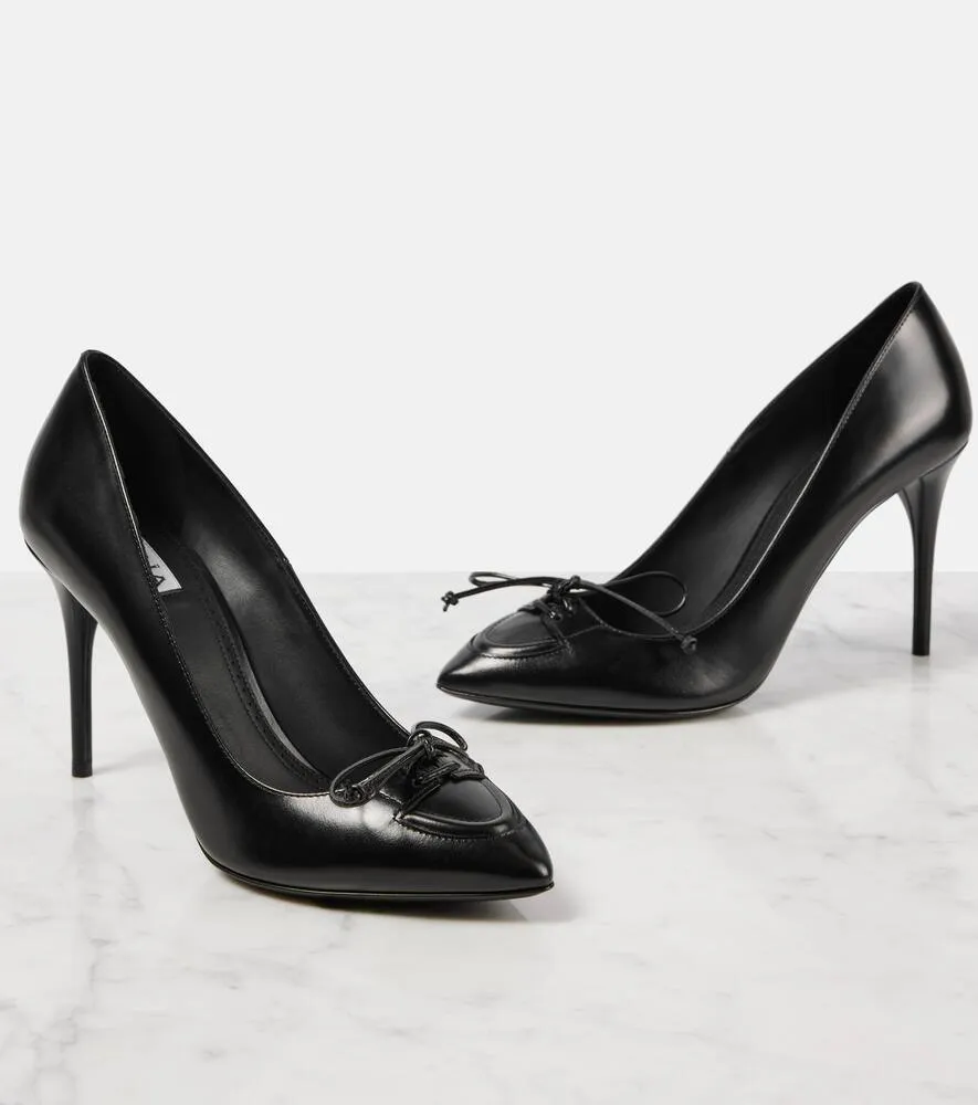 Alaia 90 leather pumps