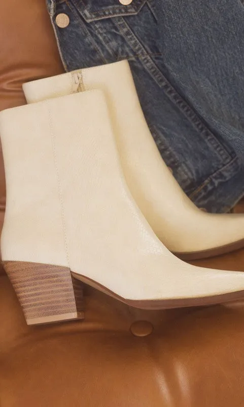 Alligator Print Pointed Toe Fashion Shoes Booties