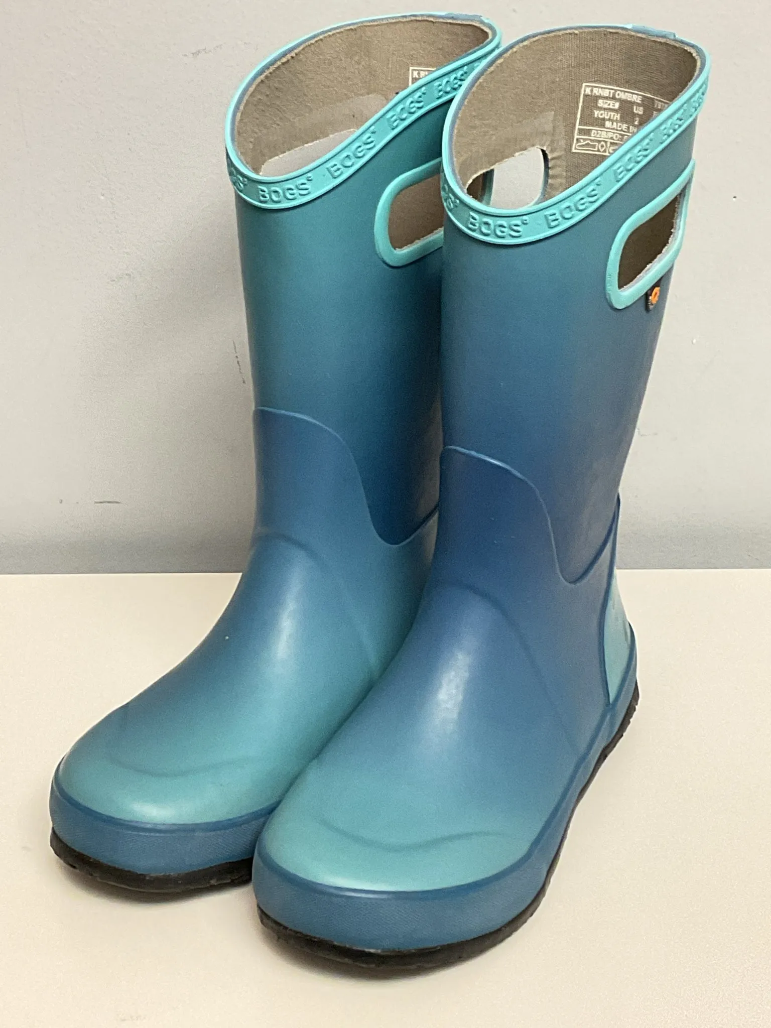 Bogs Child Shoe Size 2 Blue Boots
