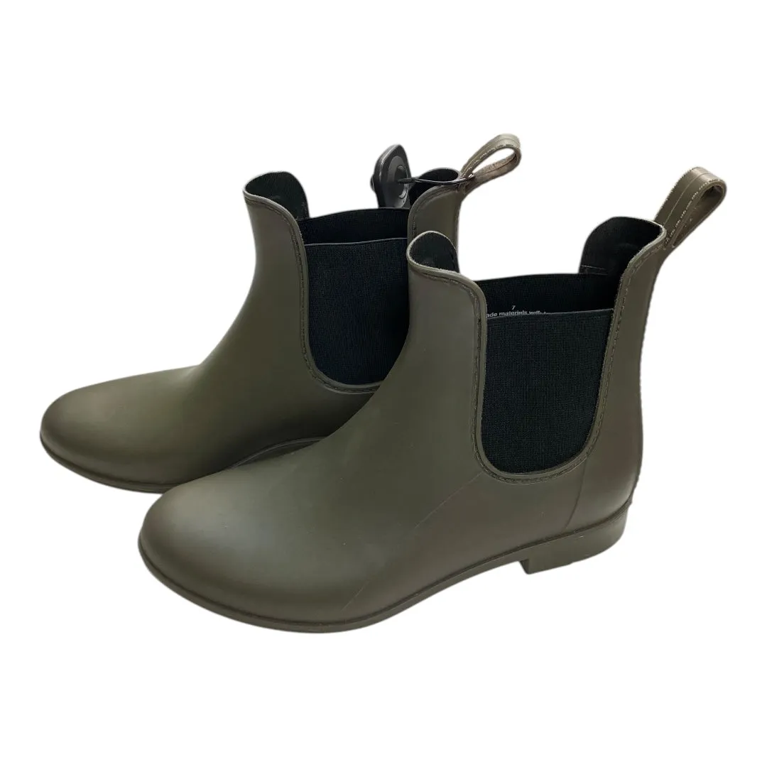 Boots Rain By A New Day In Green, Size: 7
