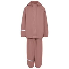 Celavi Rain Set w. Fleece Burlwood