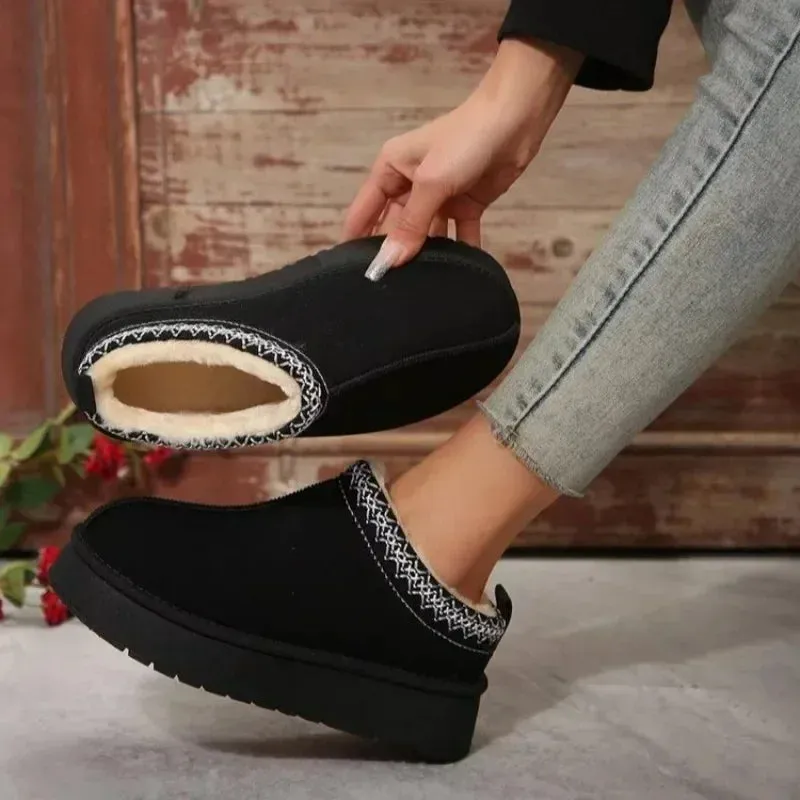 Chelsea Ankle Snow Boots Women Winter
