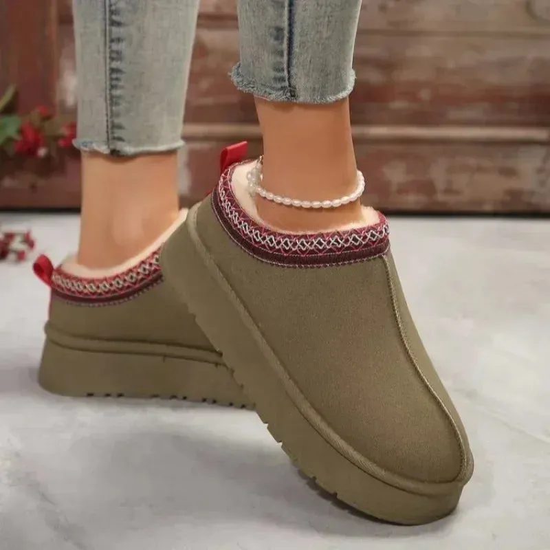 Chelsea Ankle Snow Boots Women Winter