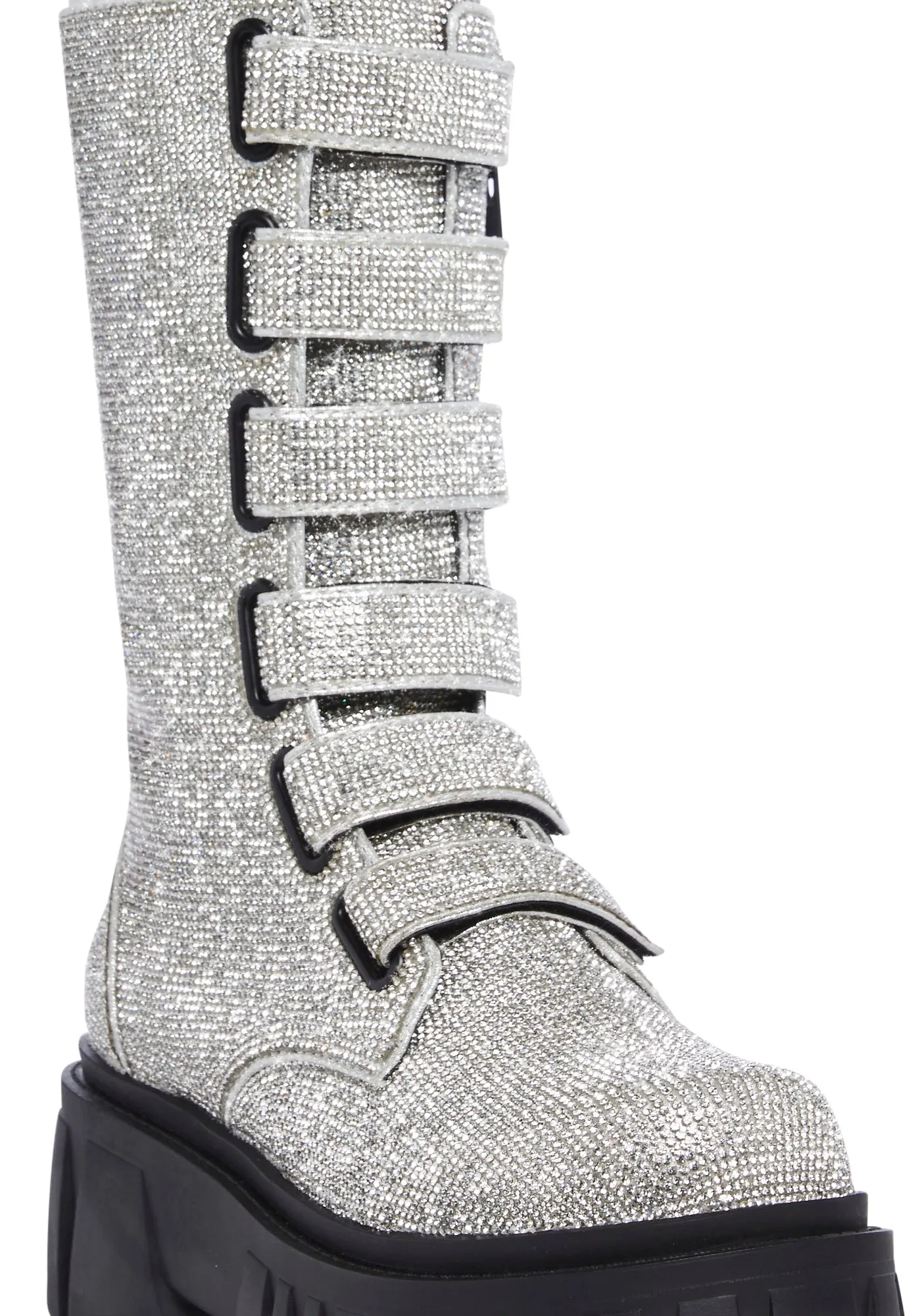 Ice Breaker Combat Boots- Silver