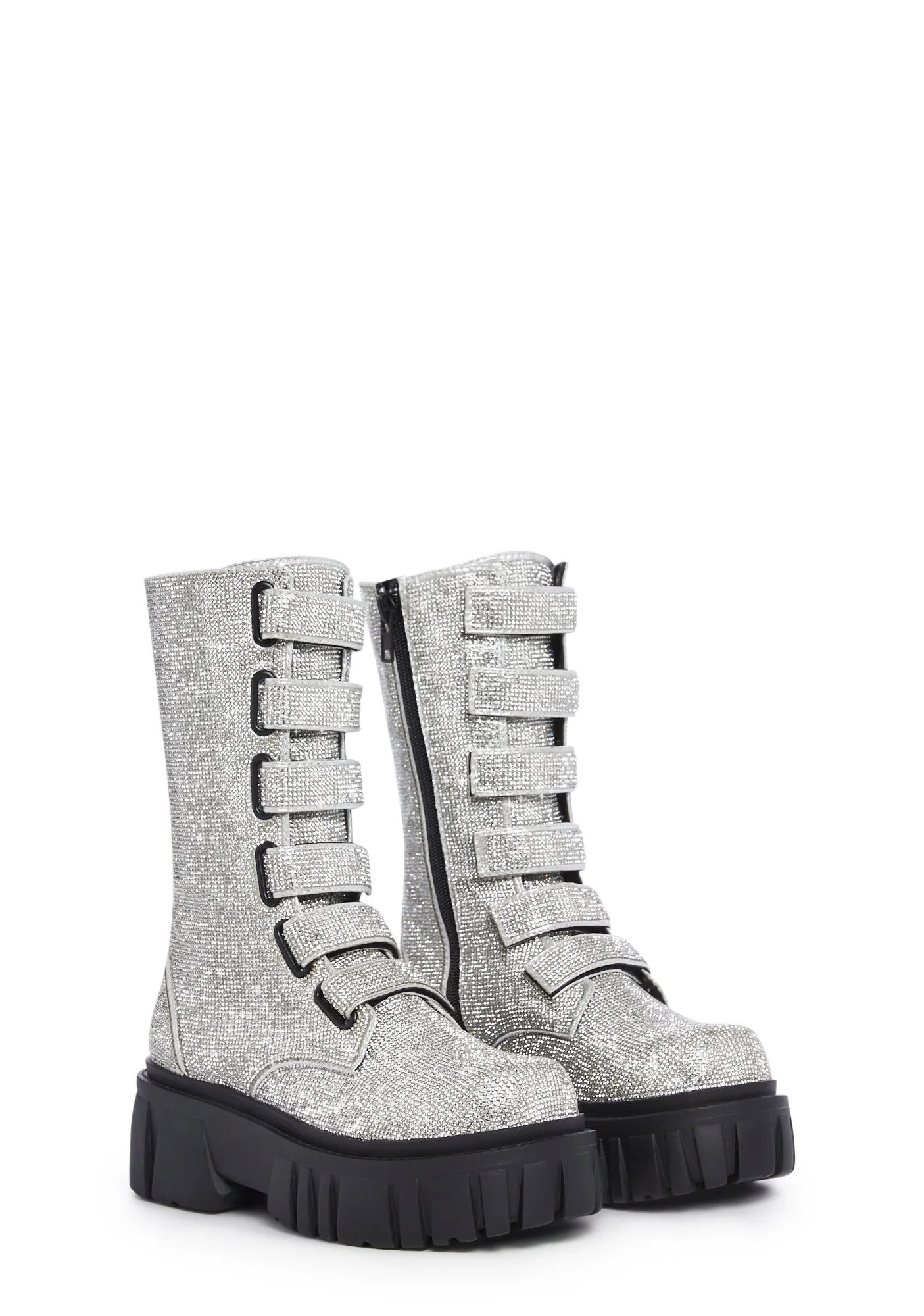 Ice Breaker Combat Boots- Silver