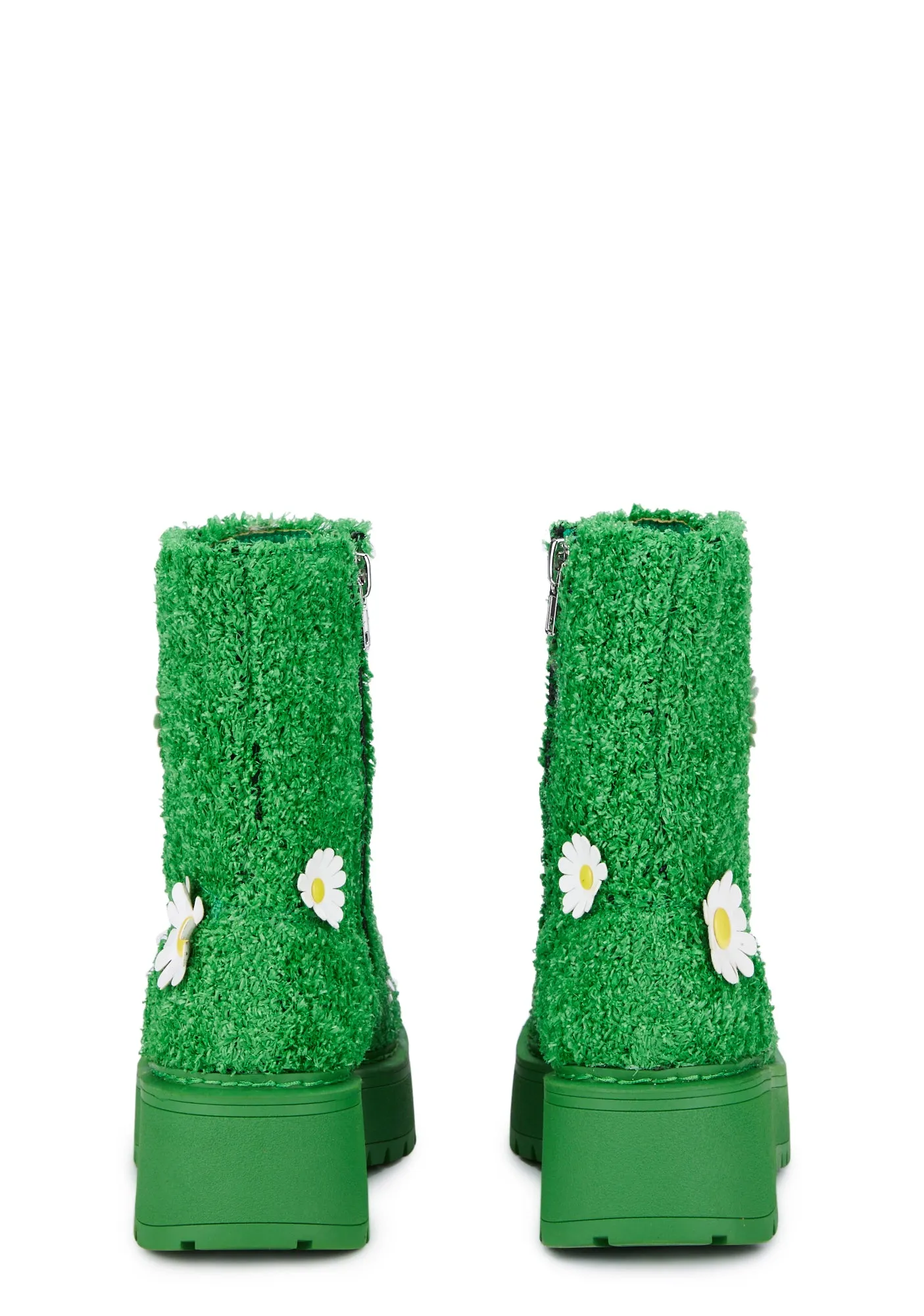 It's Always Greener Combat Boots