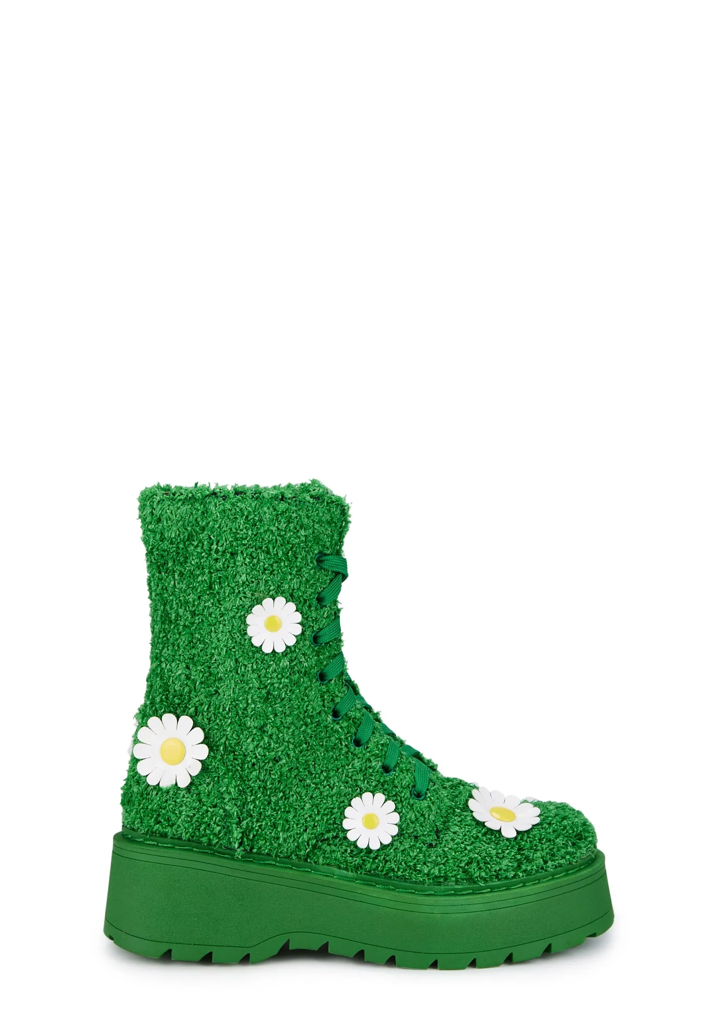 It's Always Greener Combat Boots