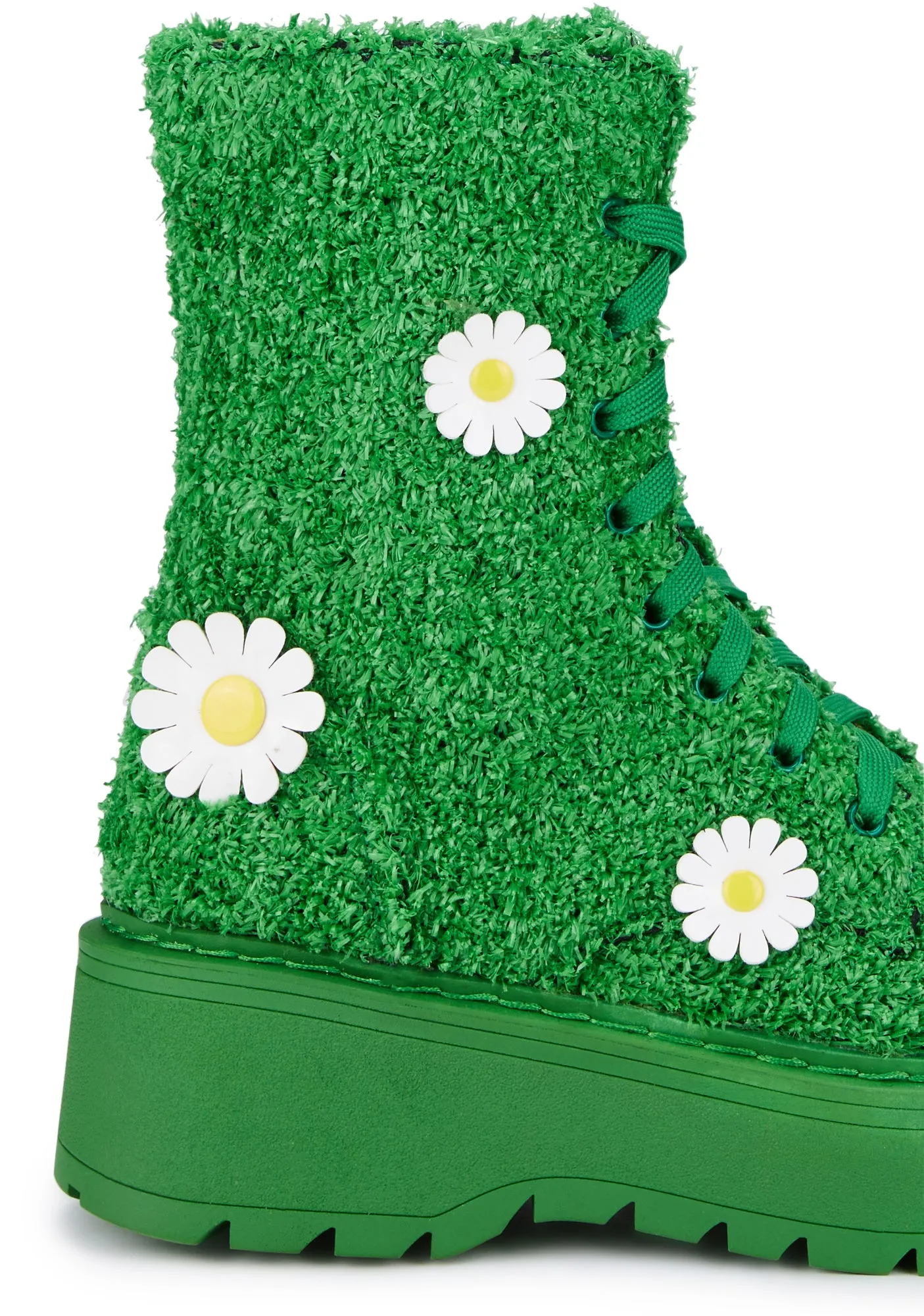It's Always Greener Combat Boots