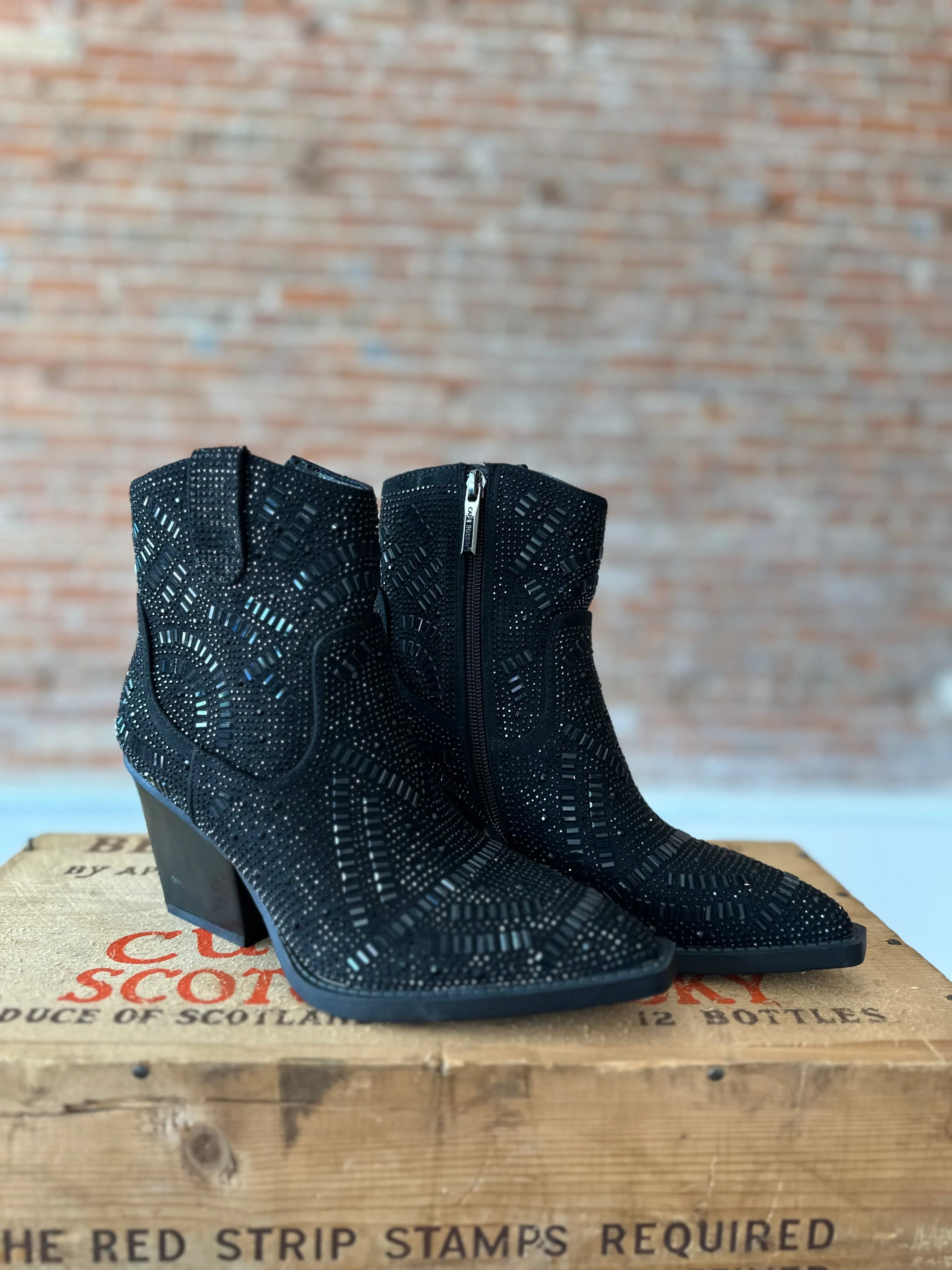 Madison Rhinestone Booties