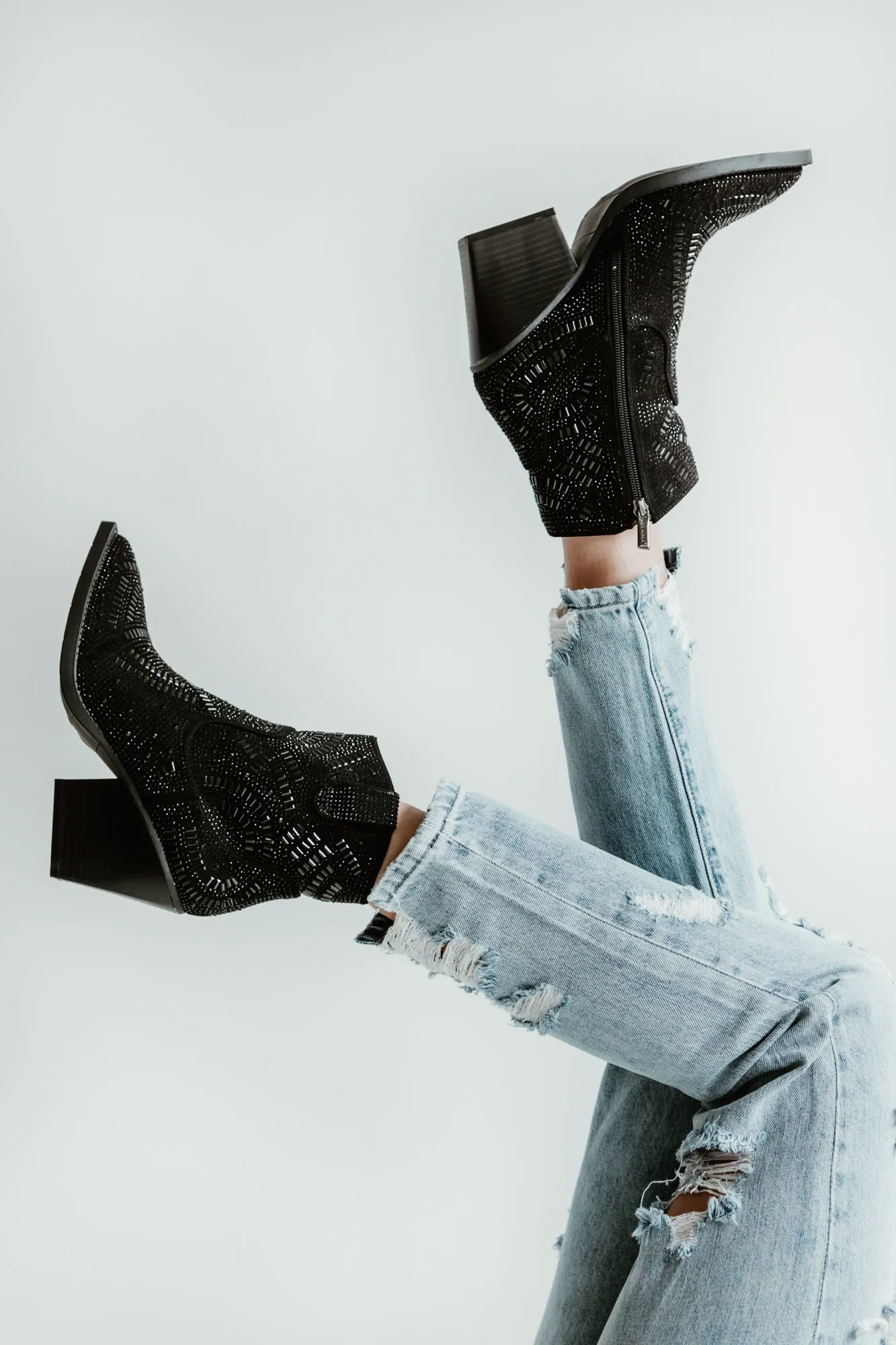 Madison Rhinestone Booties