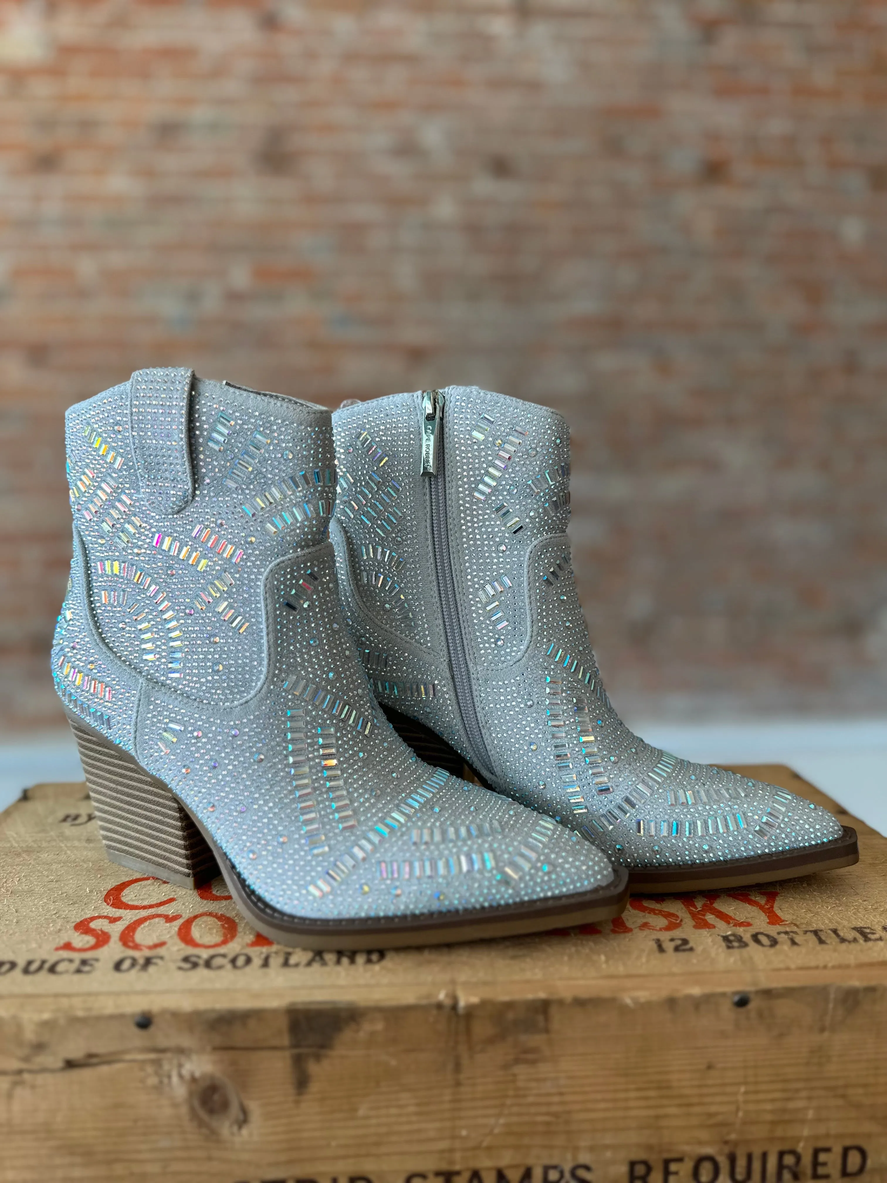 Madison Rhinestone Booties