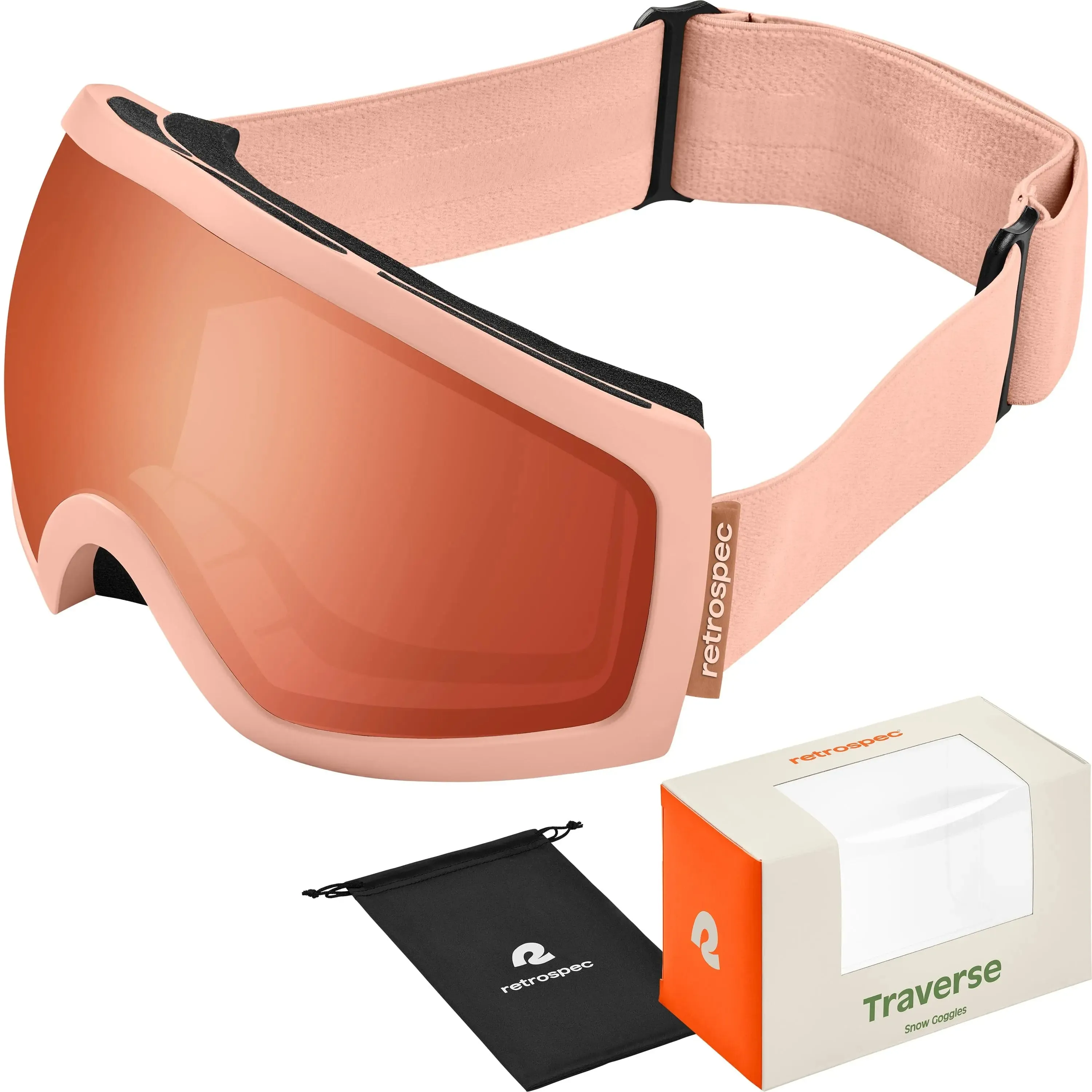 Retrospec Traverse Ski & Snowboard Goggles