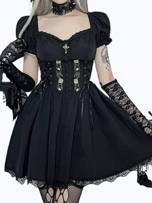 Shadow Bloom Dress