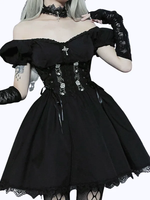 Shadow Bloom Dress
