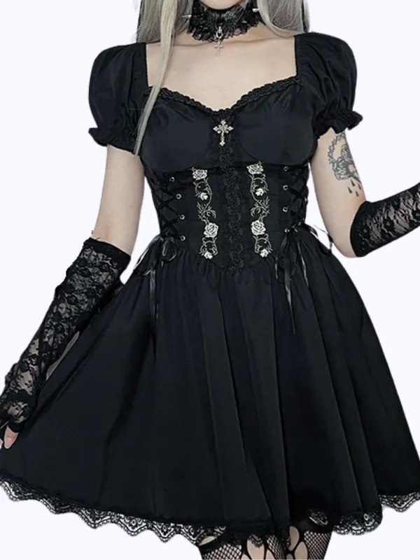 Shadow Bloom Dress