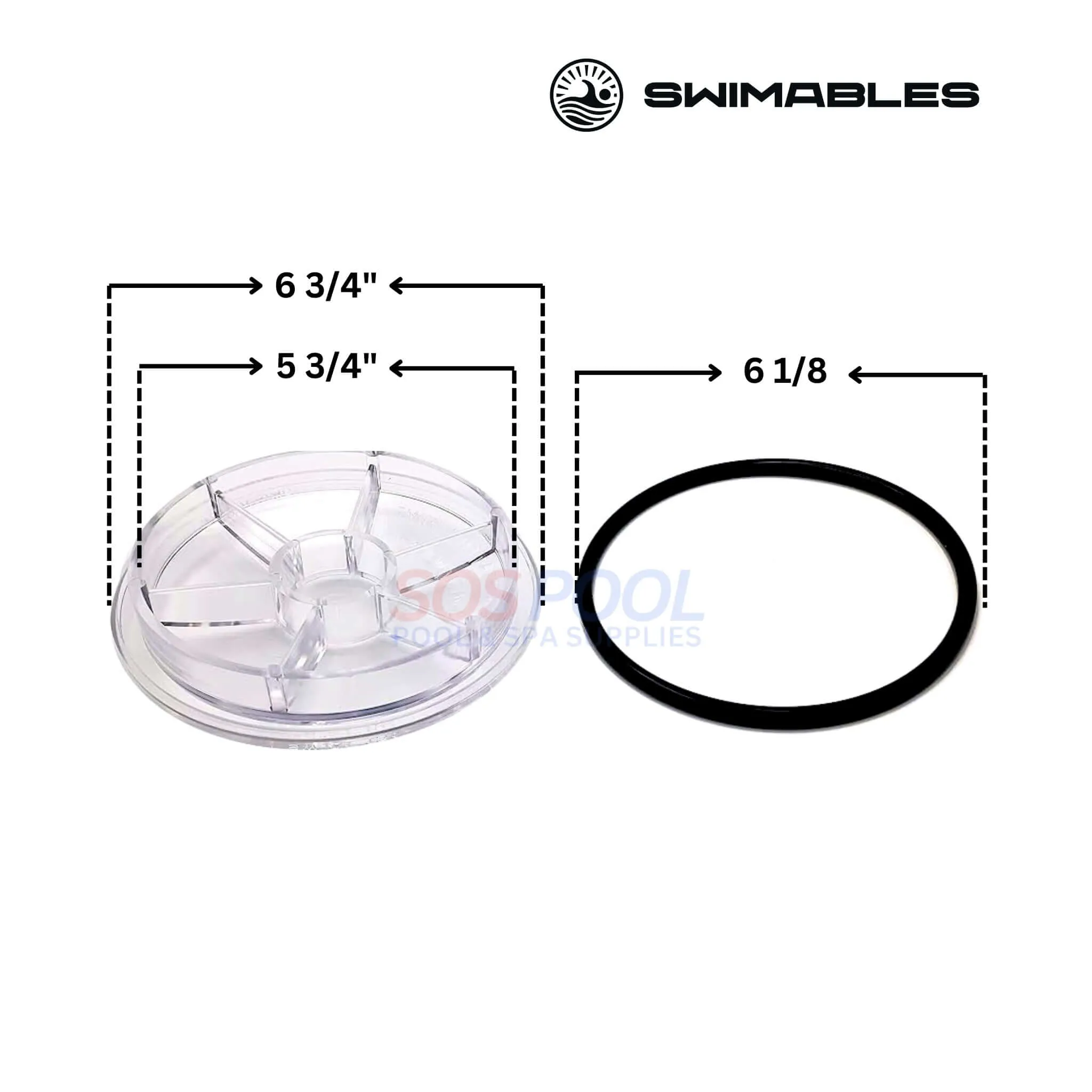 Swimables Clear Pump Lid For Pentair IntelliFlo and WhisperFlo | 357151 | SW-21-151